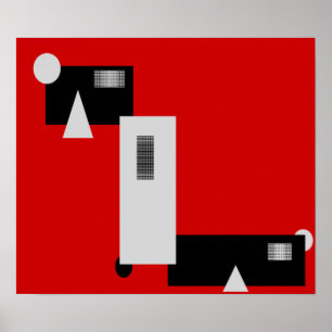 Poster Copie d'affiche d'art moderne de wagon couvert