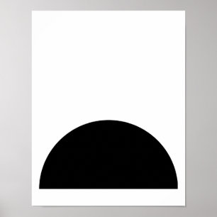Poster Copie d'affiche d'en demi-cercle