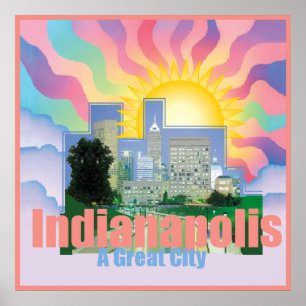 Poster Copie d'AFFICHE d'INDIANAPOLIS