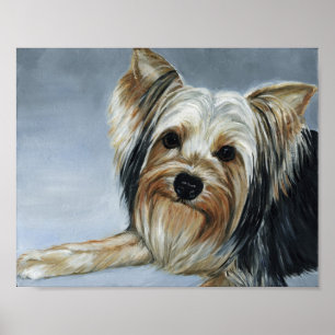Poster Copie d'art de chien de Yorkshire Terrier