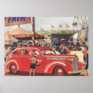 Poster copie de Desoto des années 1940