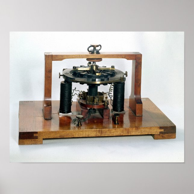 Poster Copie de la macchinetta électromagnétique (Devant)