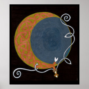 Poster Copie de lune de récolte