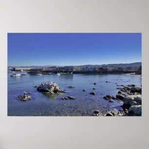 Poster Copie de Monterey du quai du vieux pêcheur