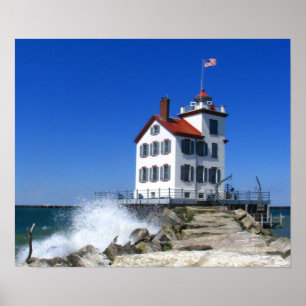Poster Copie de phare de Lorain