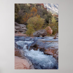 Poster Copie de roche de glissière de Sedona