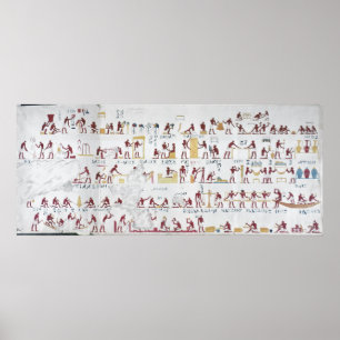 Poster Copie d'un soulagement de la Tombe d'Iby