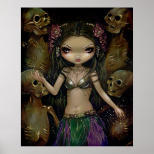 Poster Copie féerique gothique macabre de Danse - fusion