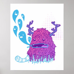 Poster Copie laineuse de chuchotements