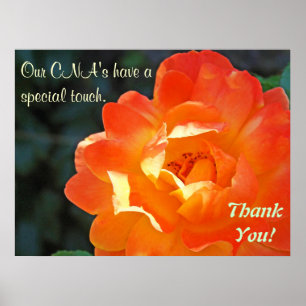 Poster Copie spéciale d'art d'affiche de Merci du contact
