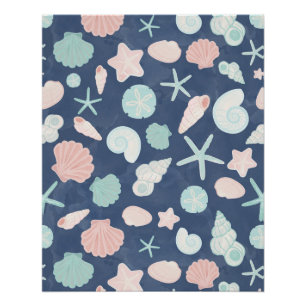 Poster Coquillages Côtiers Plage & Océan Design