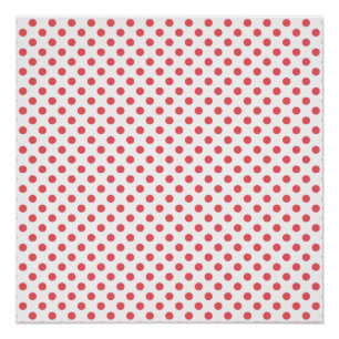 Poster Coral rose Pois par Shirley Taylor