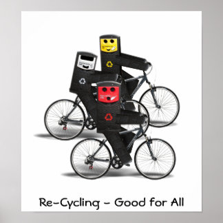 Poster Corbeilles cyclables