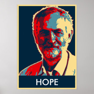 Poster corbyn défenseurs de la main-d'oeuvre personnalisa