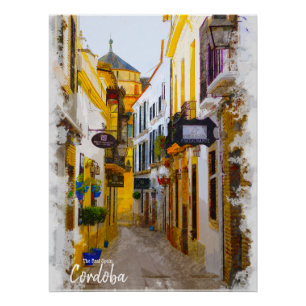 Poster Cordoba Street - Espagne Carte postale