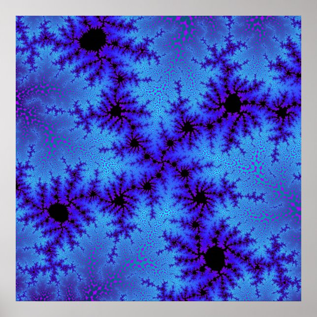 Poster Cornflower Blue Speckle (Devant)