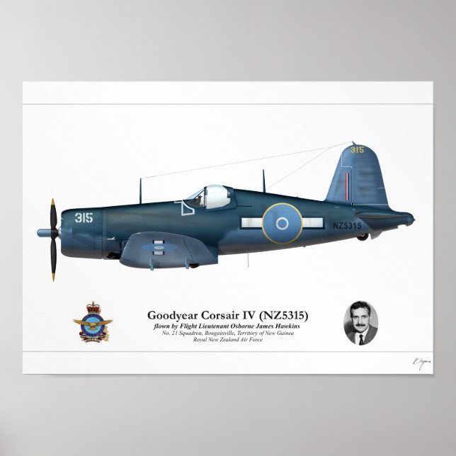 Poster Corsair IV (Osborne Hawkins) (Devant)