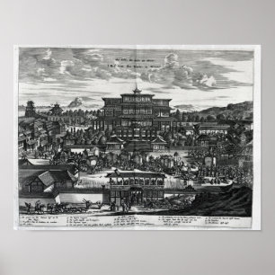 Poster Cortège de Macao, une illustration