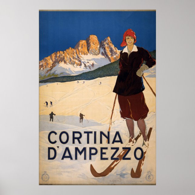 Poster Cortina d'Ampezzo (Devant)