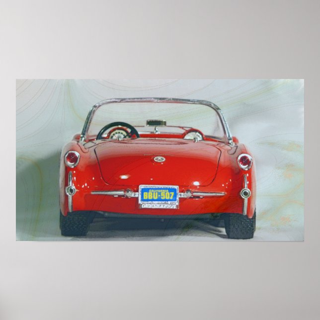 Poster Corvette (Devant)