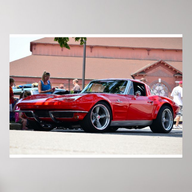 Poster Corvette 1964 (Devant)