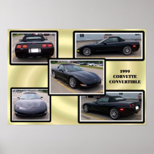 POSTER CORVETTE COLLAGE