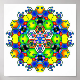 Poster Cosmic Mandala 1