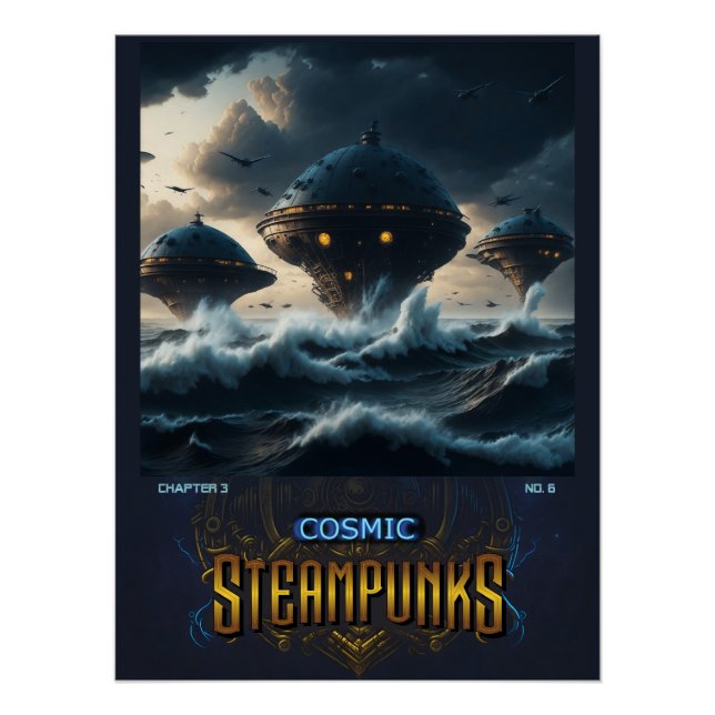 Poster Cosmic Steampunks Chapitre 3, No 6 (Devant)