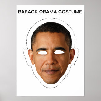 Poster Costume Barack Obama