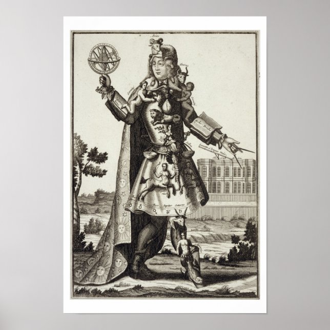 Poster Costume pour un astrologue, pub. par Gerard Valck  (Devant)