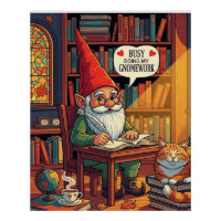 Cosy gnome faisant son gnome