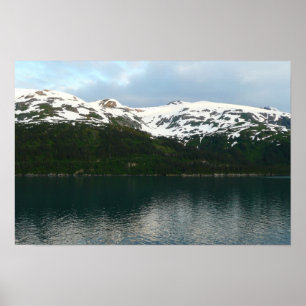 Poster Côte de l'Alaska au crépuscule