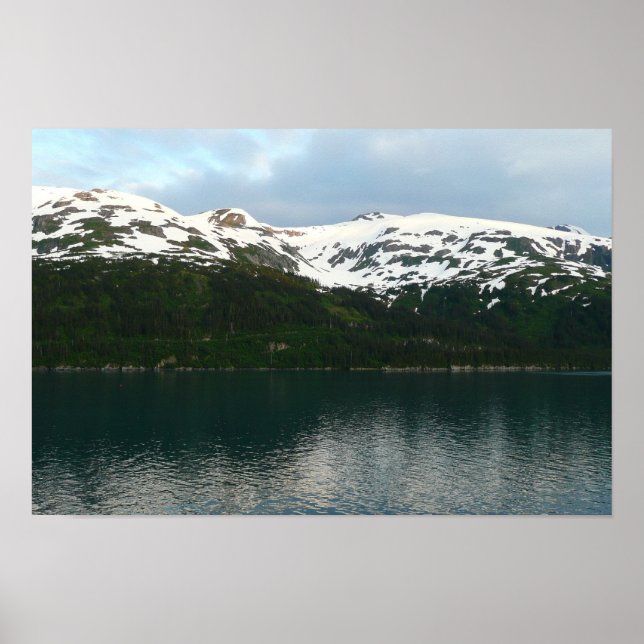 Poster Côte de l'Alaska au crépuscule (Devant)