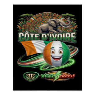 Poster Côte d'Ivoire-GBall