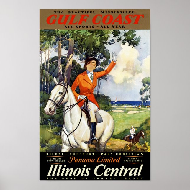 Poster Côte du Golfe ~ Panama Limited (Devant)