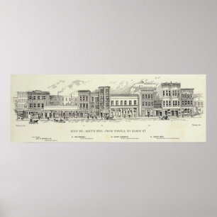 Poster Côté sud Powell de remous et maçon