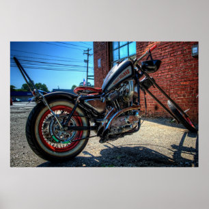 Poster Côtelette de luxe de Sportster de montagnard