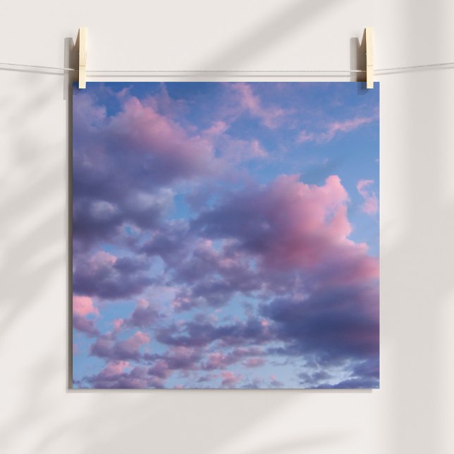 Poster Cotton Candy Sunset (Cotton Candy Sunset Poster)