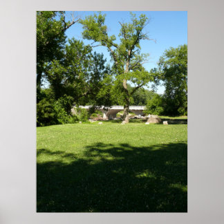 Poster Cottonwood Falls Kansas