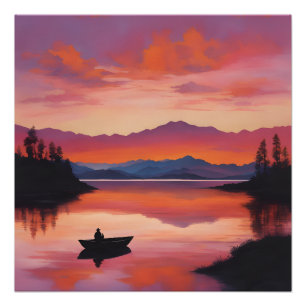 POSTER COUCHER DE SOLEIL