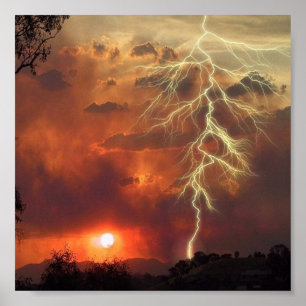Poster Coucher de soleil