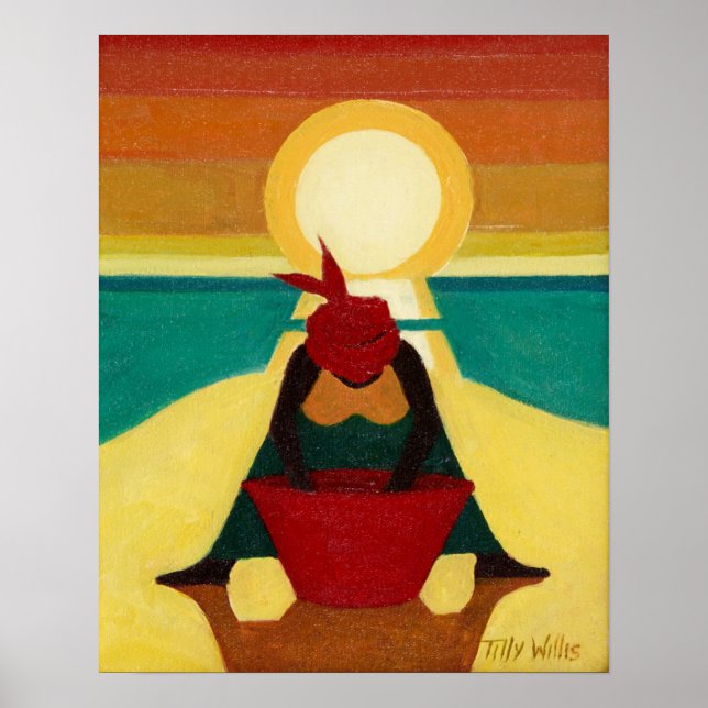 Poster Coucher de soleil africain 2009 (Devant)