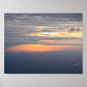 Poster Coucher de soleil cool dans l'affiche