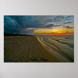 Poster Coucher de soleil dans le Golfe