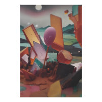 Coucher de soleil dans les terres de bonbons - Ken