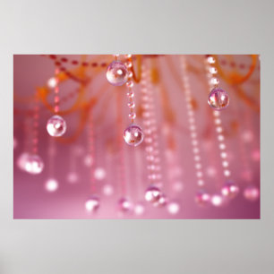 Poster Coucher de soleil dans l'impression en cristal