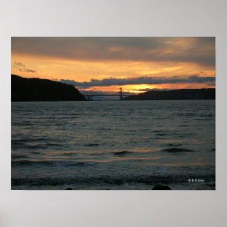 Poster - Coucher de soleil de Carquinez