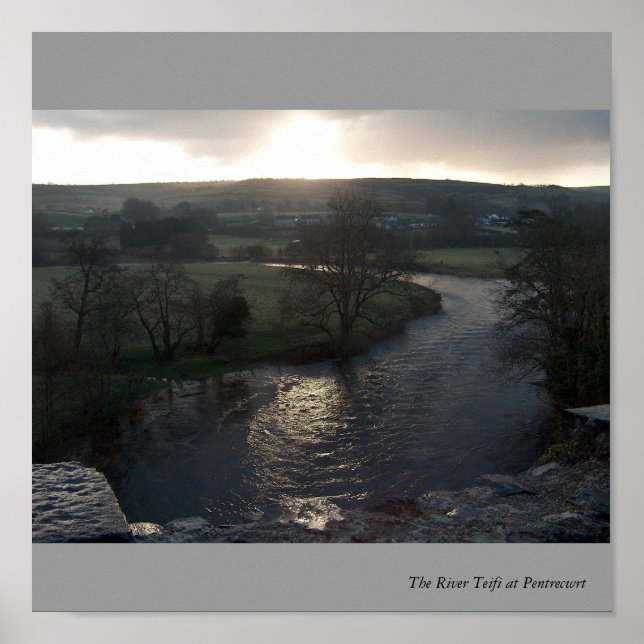 Poster Coucher de soleil de Teifi (Devant)