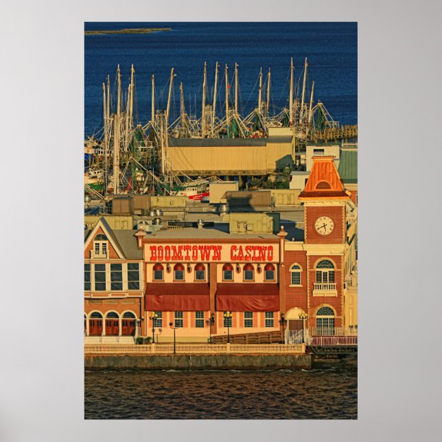 Poster Coucher de soleil de ville (Devant)