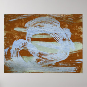 Poster Coucher de soleil du port